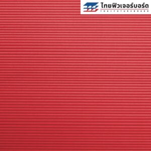 แผ่นฟิวเจอร์บอร์ด 130×245cm หนา 2-5mm สีแดง