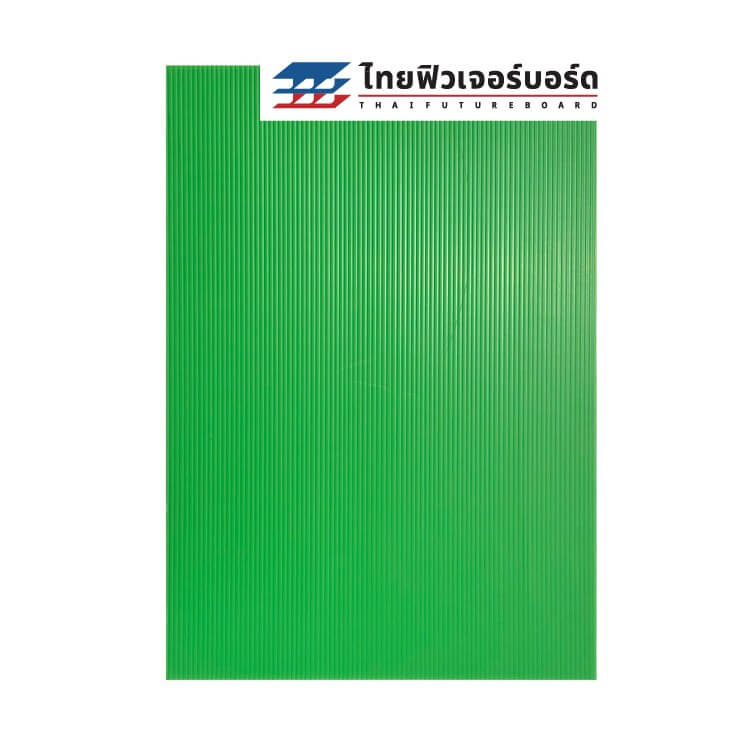 แผ่นฟิวเจอร์บอร์ด 29.7×42ซม. หนา 2-5mm สีเขียวอ่อน