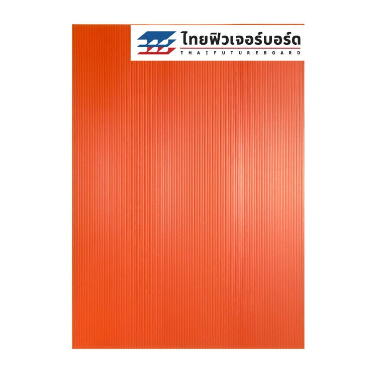 แผ่นฟิวเจอร์บอร์ด 29.7×42ซม. หนา 2-5mm สีส้ม