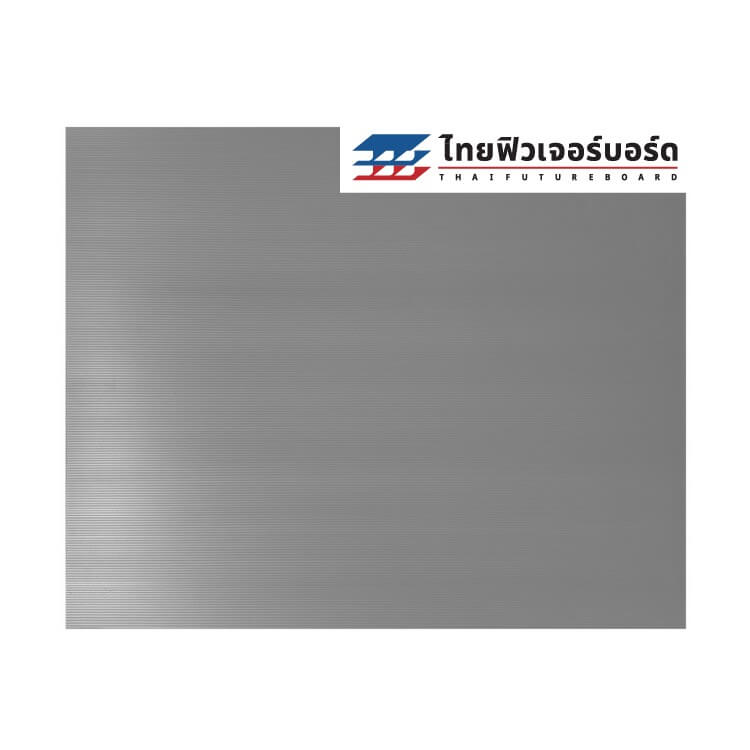 แผ่นฟิวเจอร์บอร์ด 65×81ซม. หนา 2-5mm สีเทา