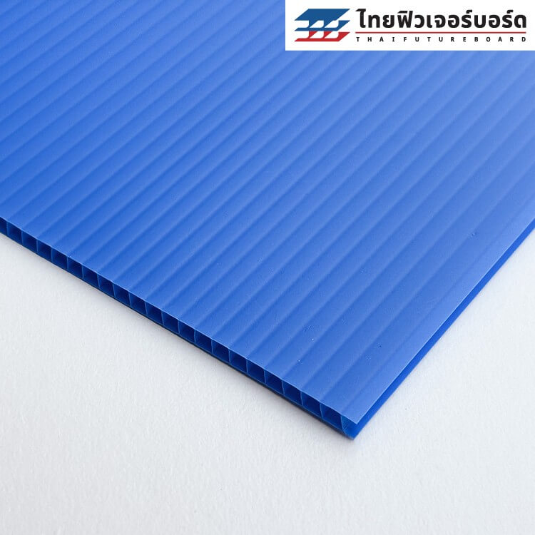 แผ่นฟิวเจอร์บอร์ด 130×245cm หนา 2-5mm สีน้ำเงิน - Image 3