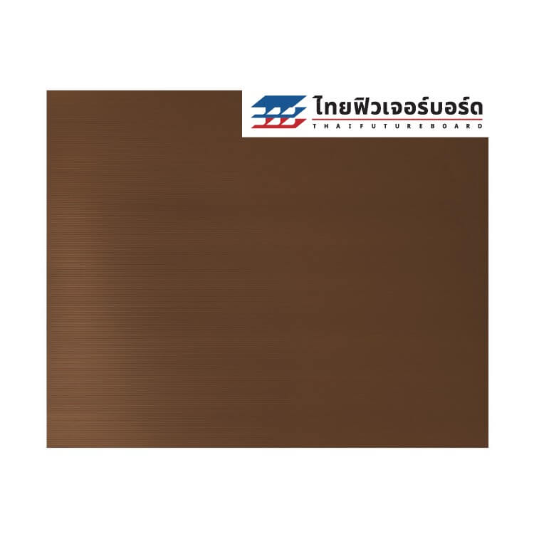 แผ่นฟิวเจอร์บอร์ด 65×81ซม. หนา 2-5mm สีน้ำตาล